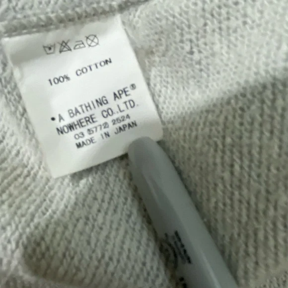 Bape grey tiger from early 2000s size L